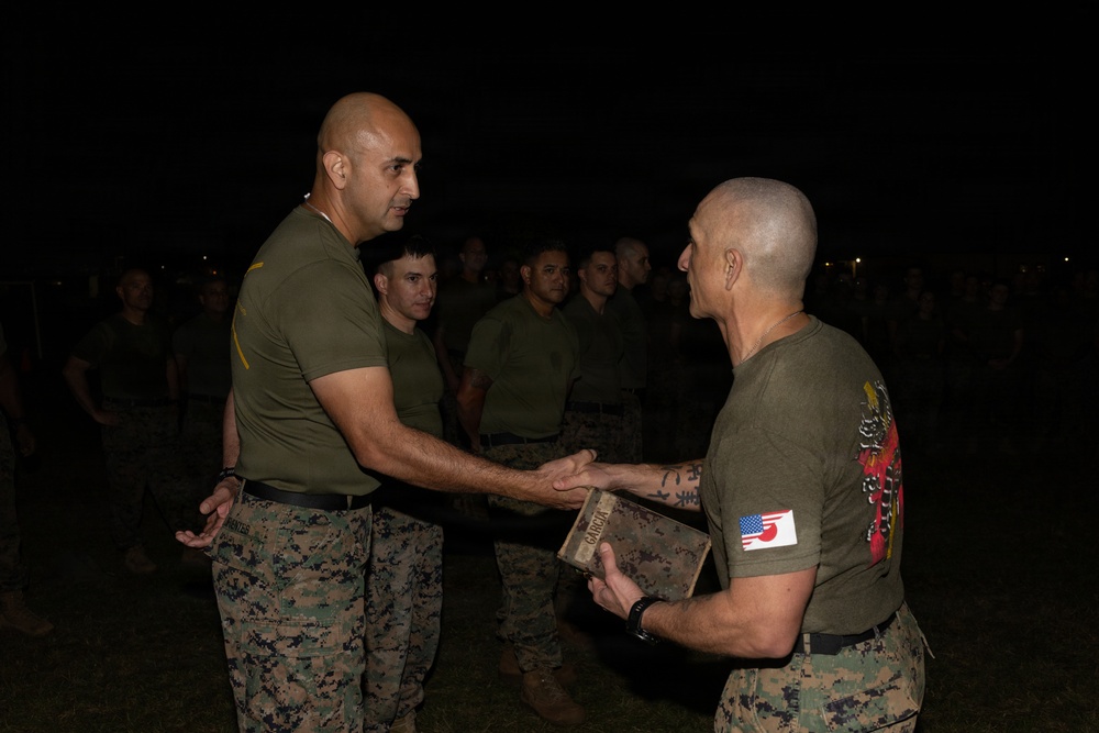 Staff NCOs with 1st MAW workout to build unit cohesion