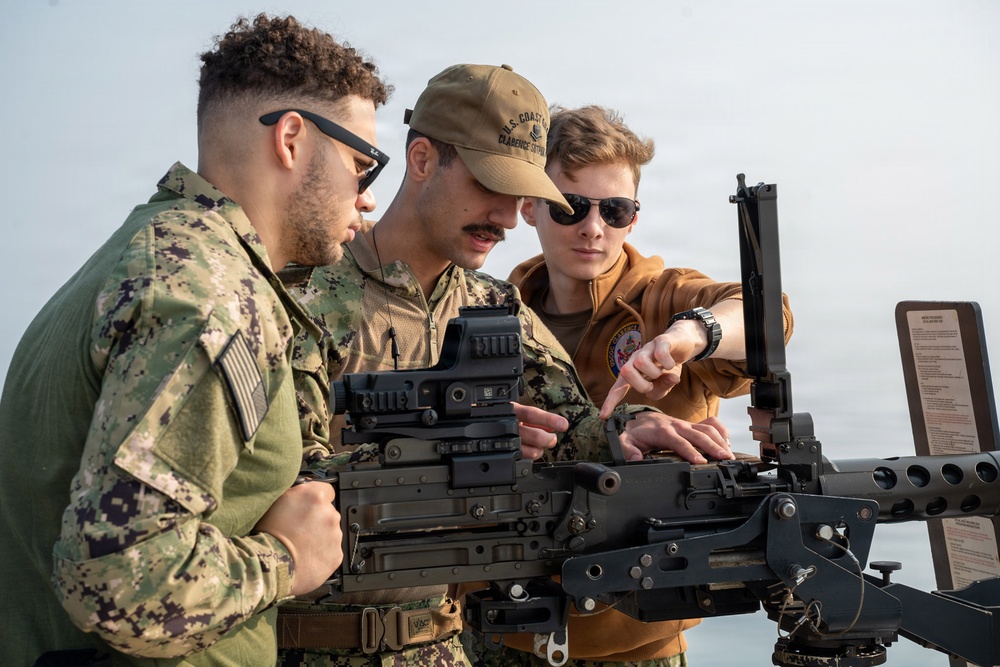 USCGC Clarence Sutphin Jr. (WPC 1147) LIVE FIRE EXERCISE
