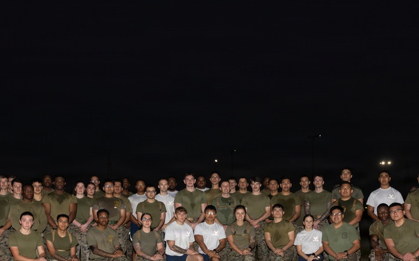 Staff NCOs with 1st MAW workout to build unit cohesion