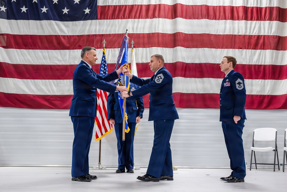 182nd Airlift Wing Command Chief Change of Responsibility