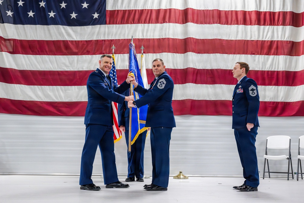 182nd Airlift Wing Command Chief Change of Responsibility