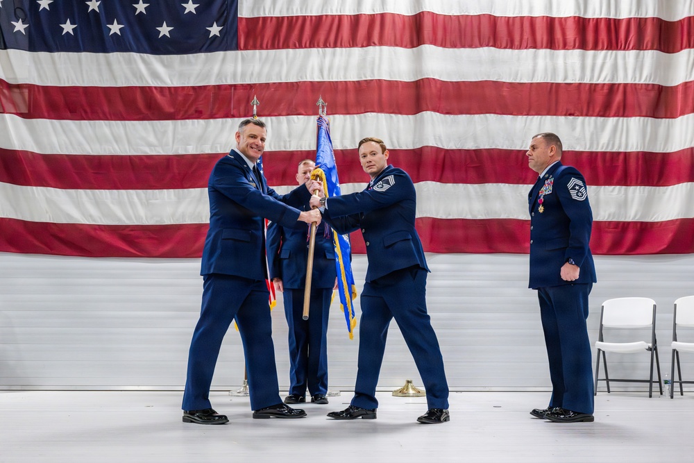 182nd Airlift Wing Command Chief Change of Responsibility