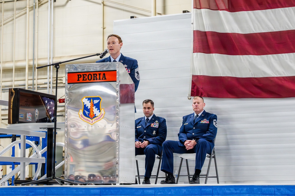 182nd Airlift Wing Command Chief Change of Responsibility