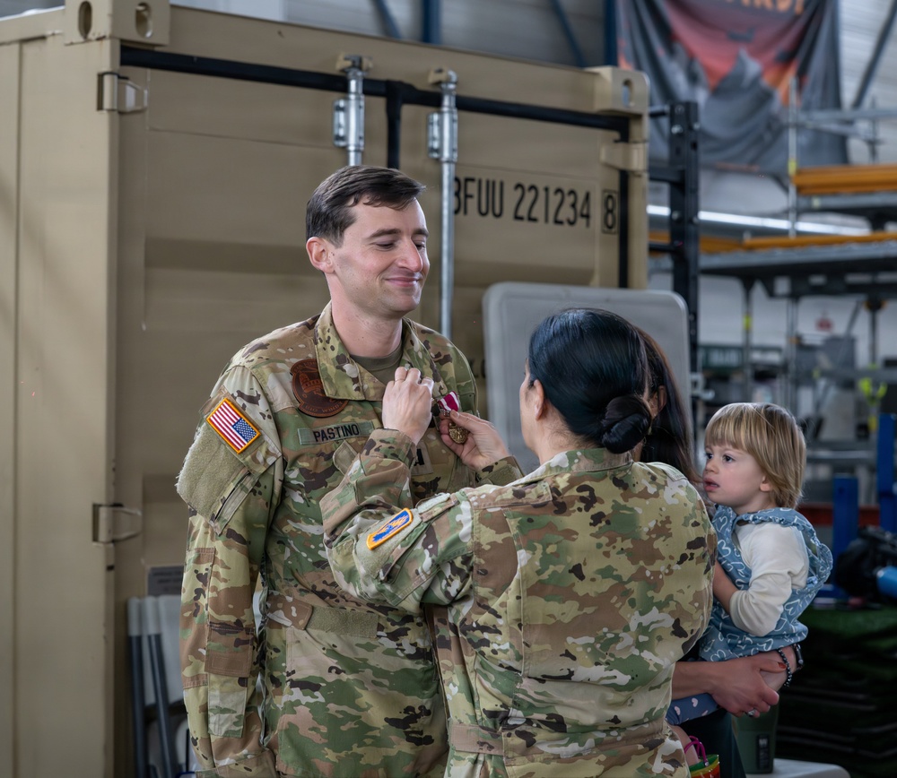 Bravo Company, 1-214th GSAB Conducts Change of Command Ceremony