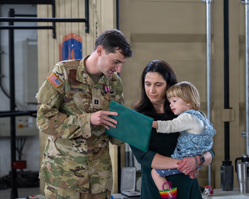 Bravo Company, 1-214th GSAB Conducts Change of Command Ceremony