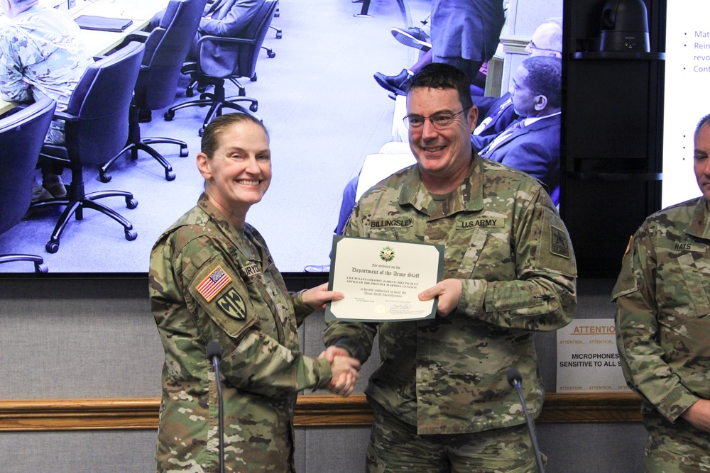 PMG celebrates military police professionals at Pentagon