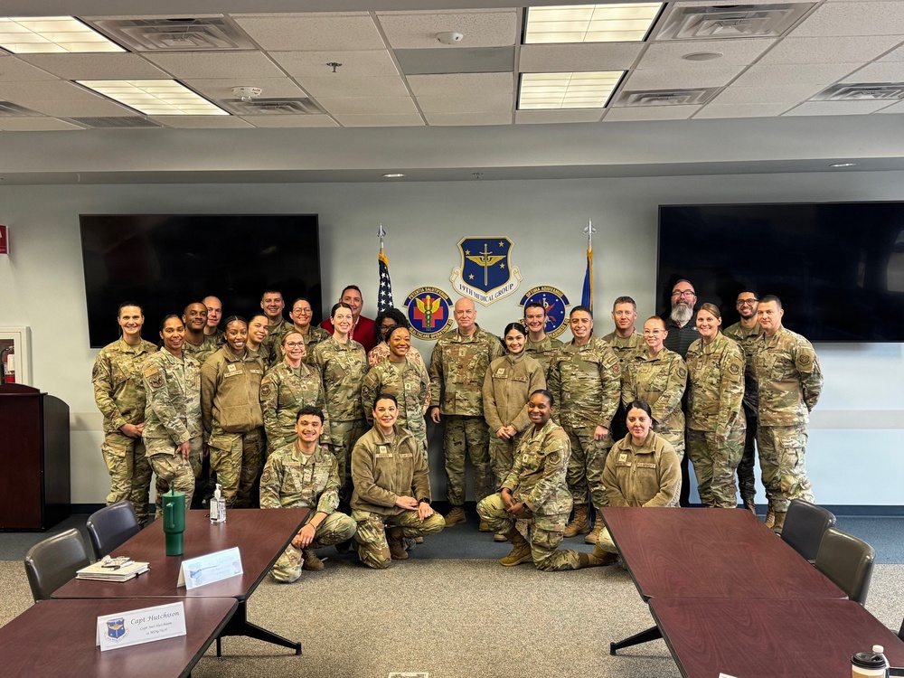 Defense Health Network Central Leaders Visit Little Rock MTF