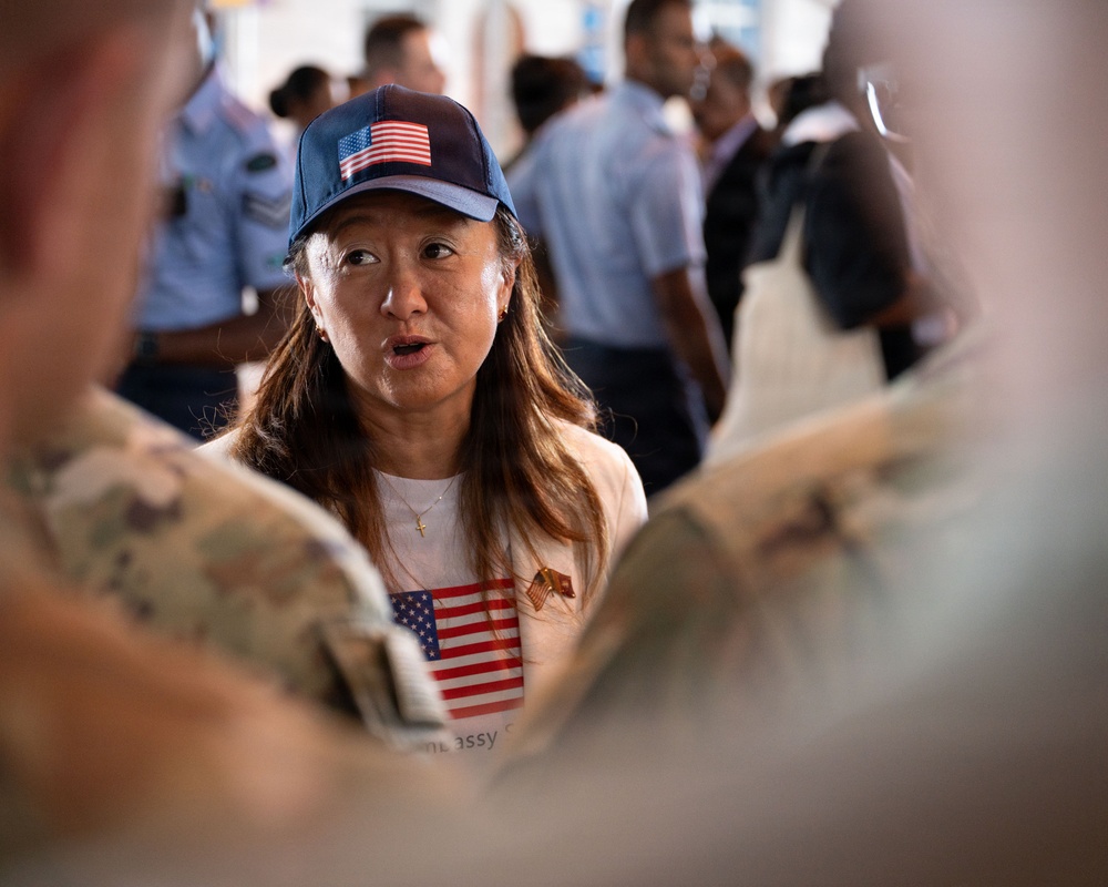 U.S. servicemembers arrive in Sri Lanka to provide disaster relief operations