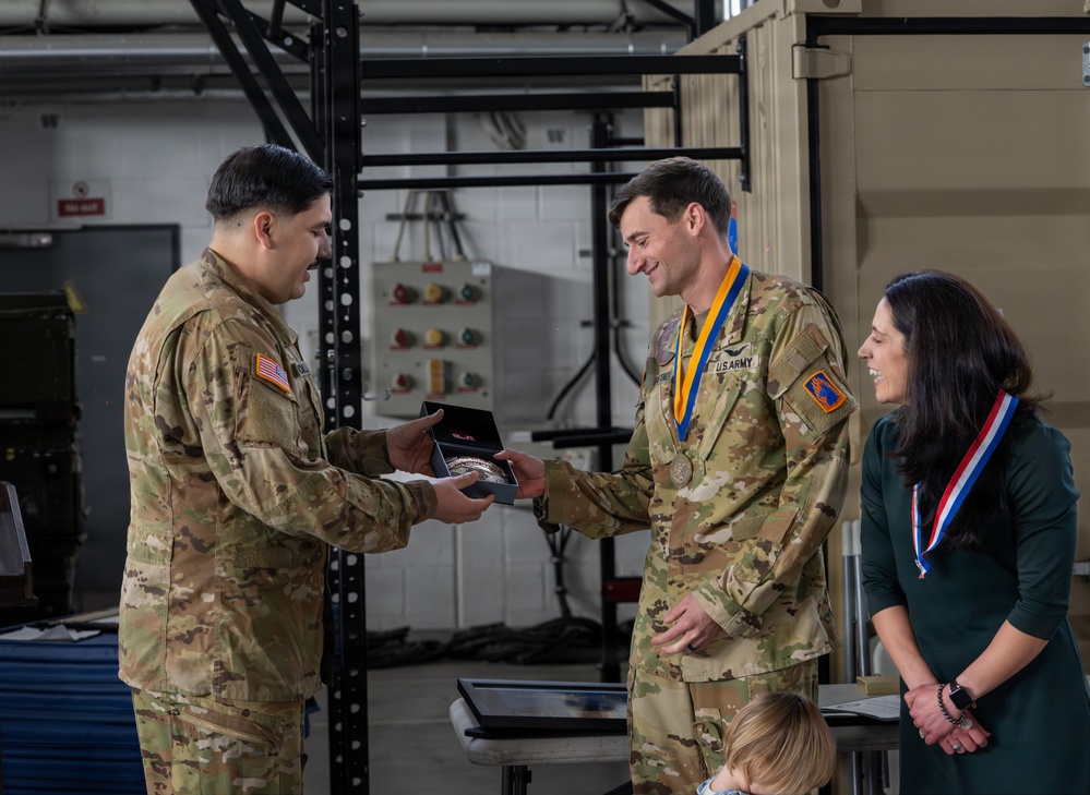 Bravo Company, 1-214th GSAB Conducts Change of Command Ceremony