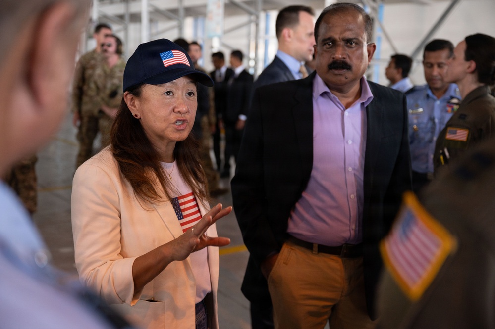 U.S. servicemembers arrive in Sri Lanka to provide disaster relief operations