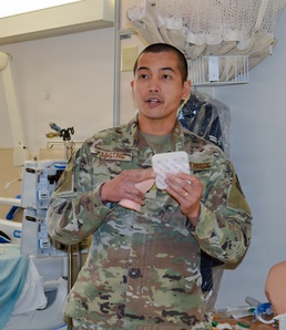 Medical-surgical nursing staff simulation training