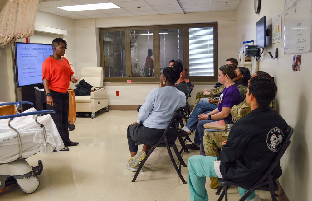 Medical-surgical nursing staff simulation training