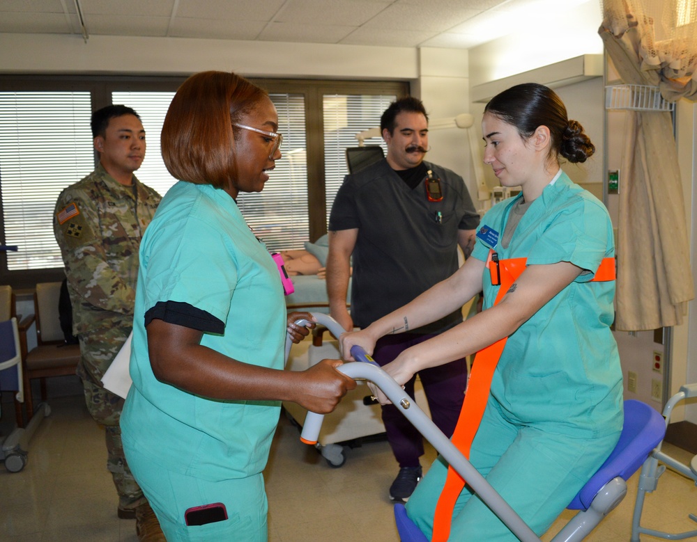 Medical-surgical nursing staff simulation training