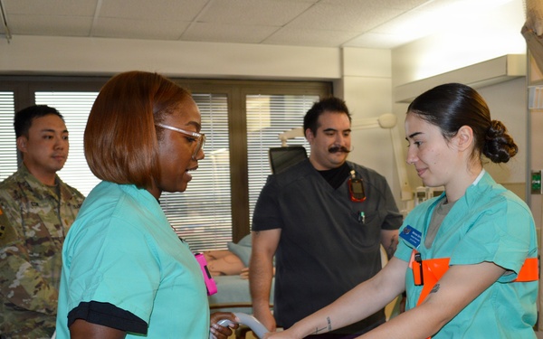 Medical-surgical nursing staff simulation training