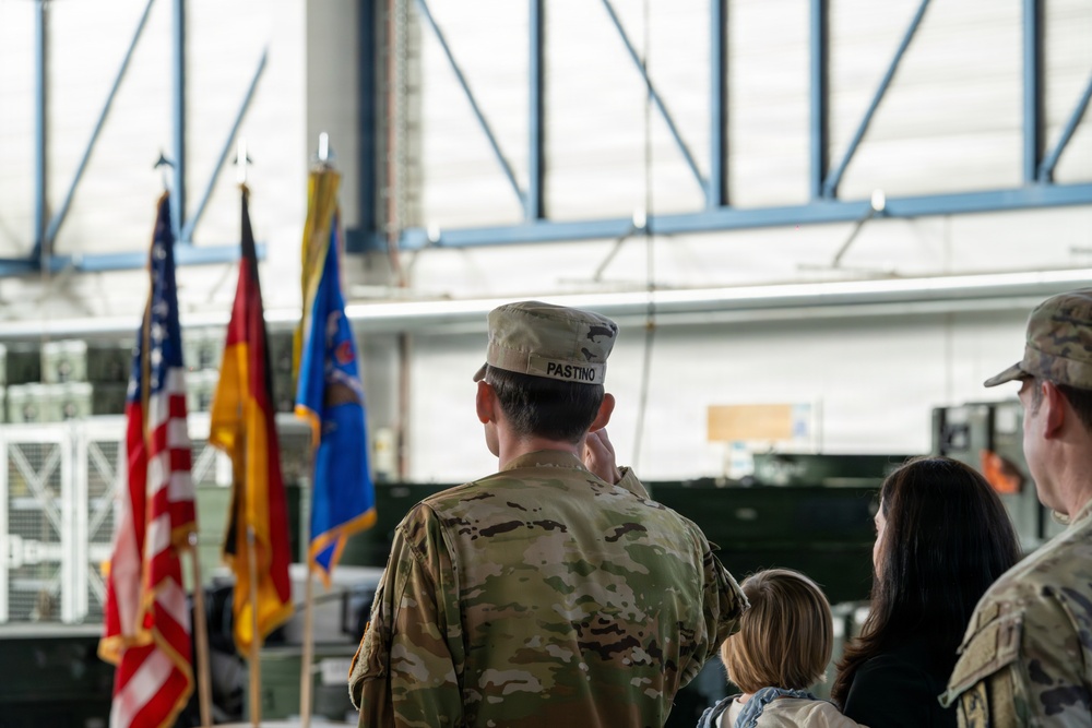 Bravo Company, 1-214th GSAB Conducts Change of Command Ceremony