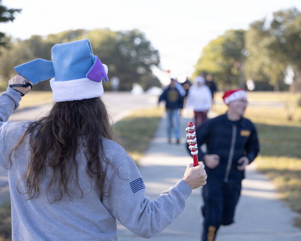 NAS Pensacola MWR Holds Jingle Bell Fun Run