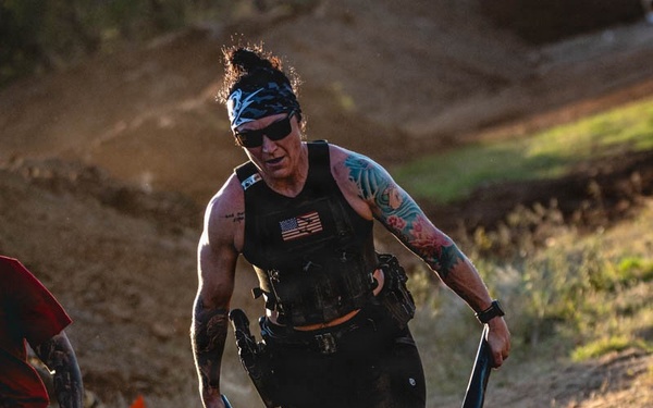 Lt. Col. Lauren Sharpless competes in The Tactical Games