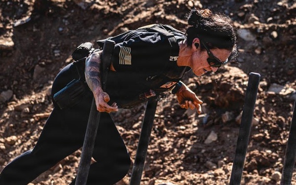 Lt. Col. Lauren Sharpless competes in The Tactical Games National Championship
