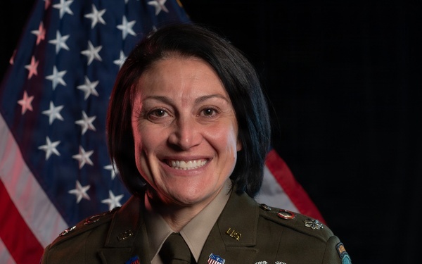 Lt. Col. Lauren Sharpless poses for her official photo