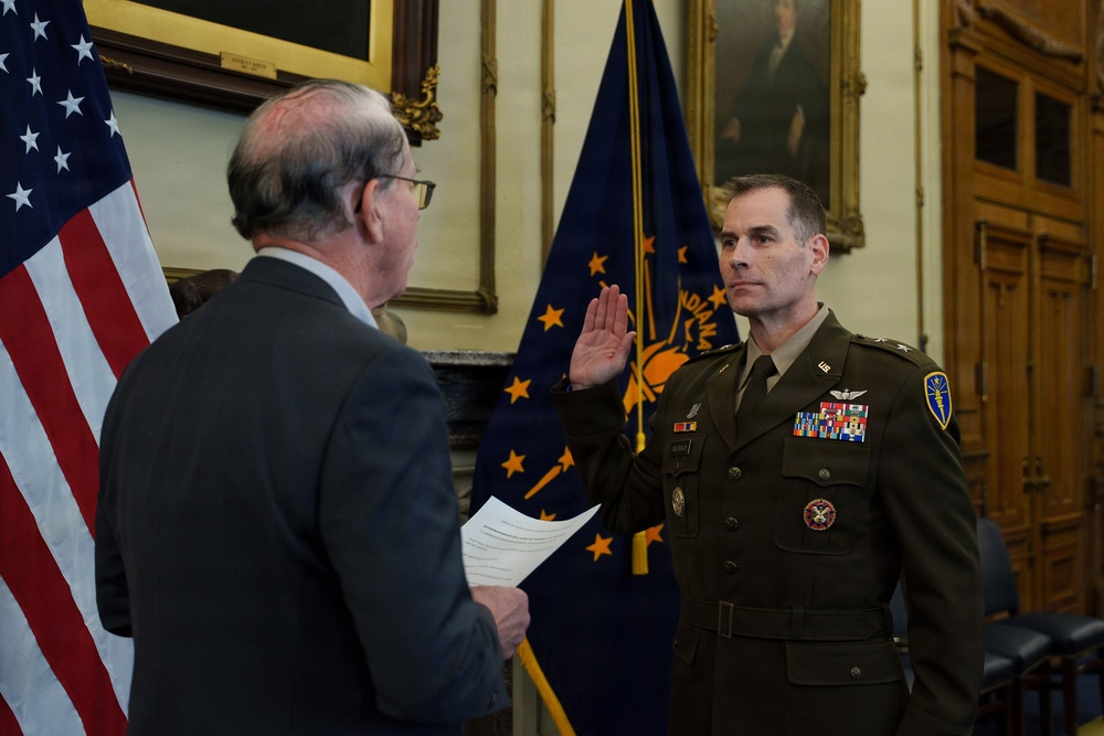 Indiana National Guard Brig Gen. Larry Muennich promoted to Major General