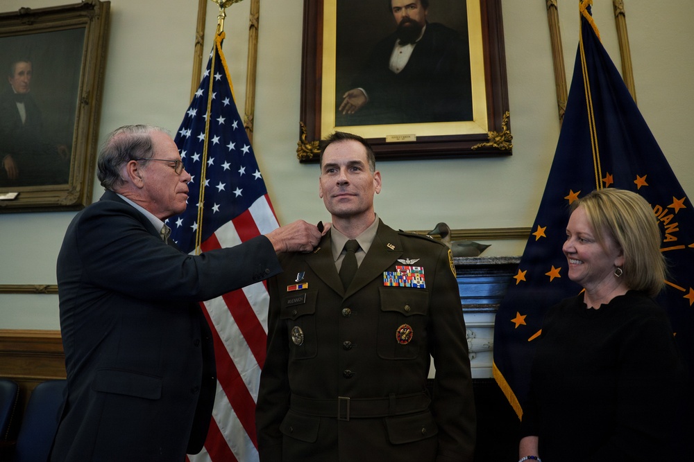 Indiana National Guard Brig Gen. Larry Muennich promoted to Major General