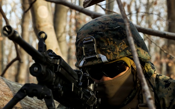 Alpha Company Conducts Patrolling Exercise at MCB Quantico