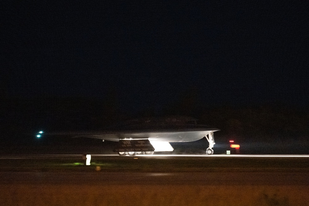 B-2 Spirit conducts missions at Diego Garcia