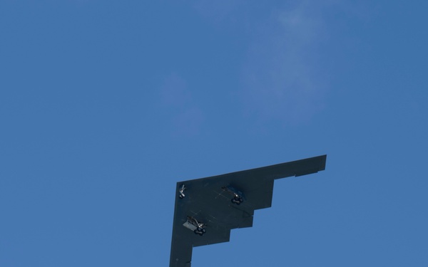 B-2 Spirit conducts missions at Diego Garcia