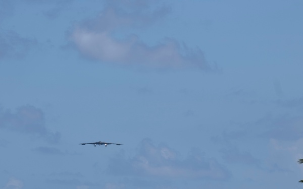 B-2 Spirit conducts missions at Diego Garcia