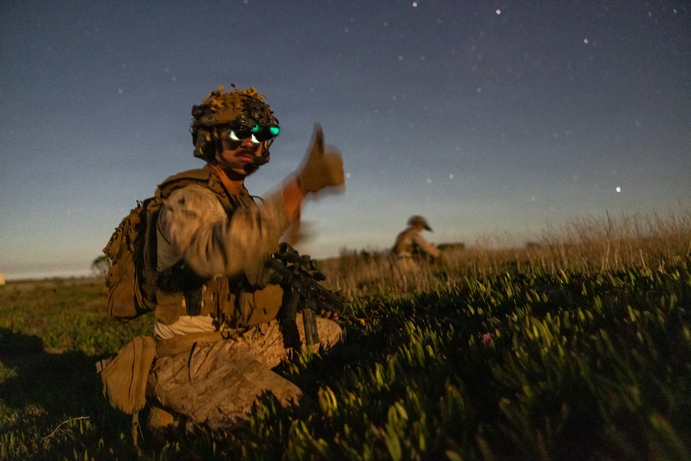 1st Bn., 5th Marines conducts maritime defense, reconnaissance during Steel Knight 25
