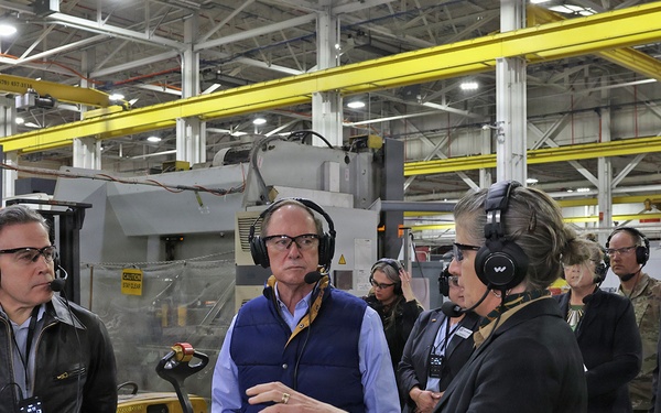 LEAD hosts McCormick and Joyce for a tour at the depot