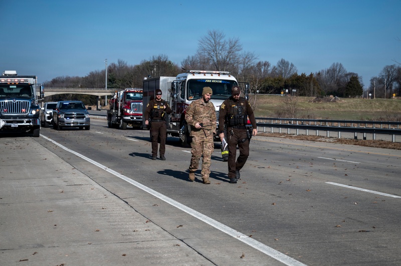 Grissom EOD unit responds to off-base accident involving munitions