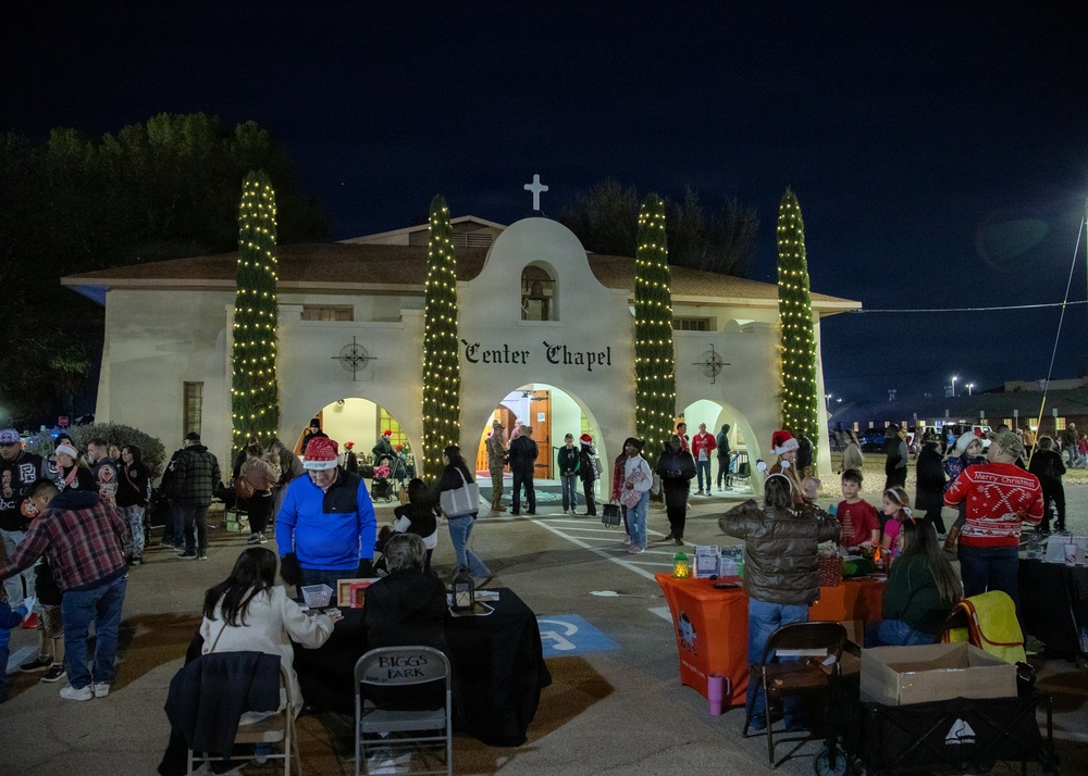 Gratitude, snow and tradition: Fort Bliss kicks off holiday season with tree lighting festival