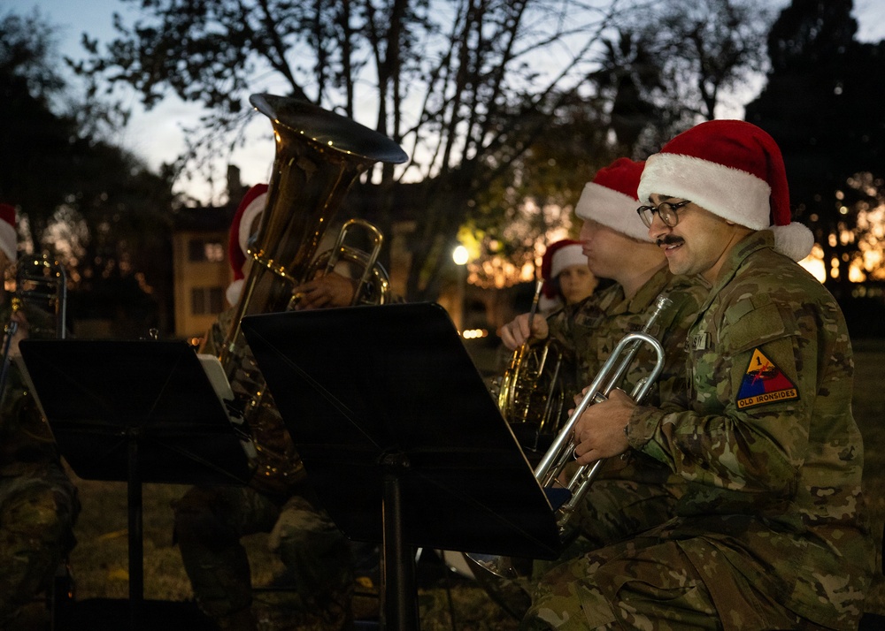 Gratitude, snow and tradition: Fort Bliss kicks off holiday season with tree lighting festival