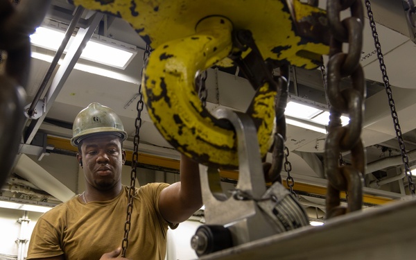 Abraham Lincoln conducts routine operations