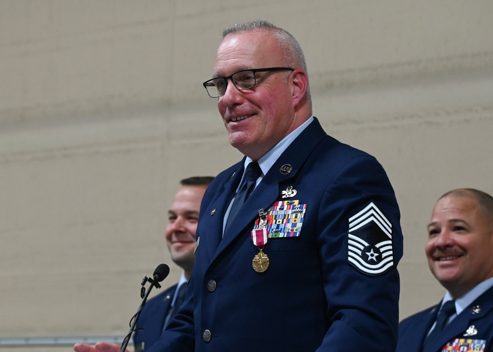 East Patchogue resident Eric Carver retires from the New York Air National Guard after 39 years of service