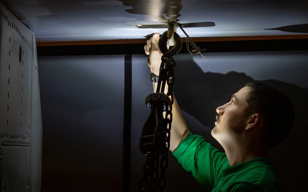 Abraham Lincoln conducts routine operations