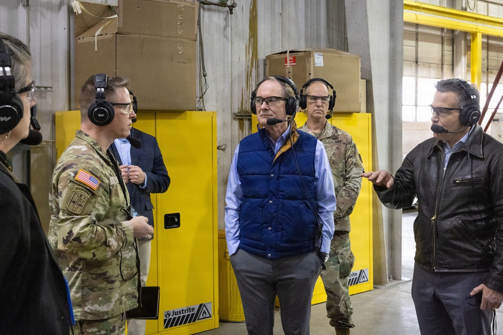 LEAD hosts McCormick and Joyce for a tour at the depot