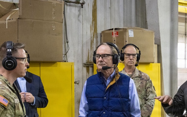 LEAD hosts McCormick and Joyce for a tour at the depot