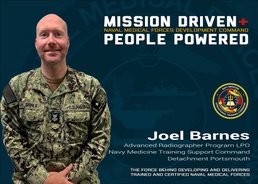 Mission Driven, People Powered - Hospital Corpsman 1st Class Joel Barnes
