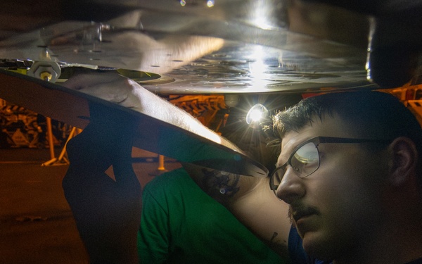 Abraham Lincoln conducts routine operations