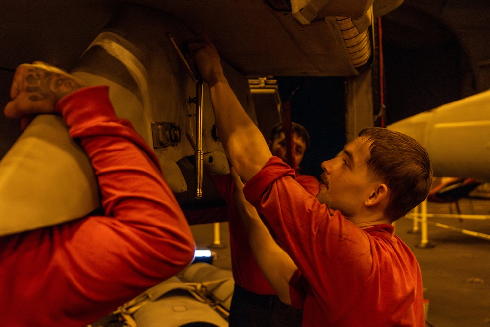 Abraham Lincoln conducts routine operations