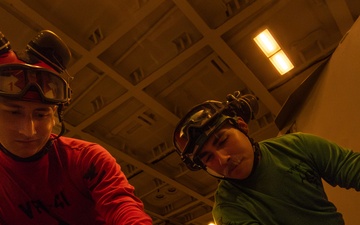 Abraham Lincoln conducts routine operations