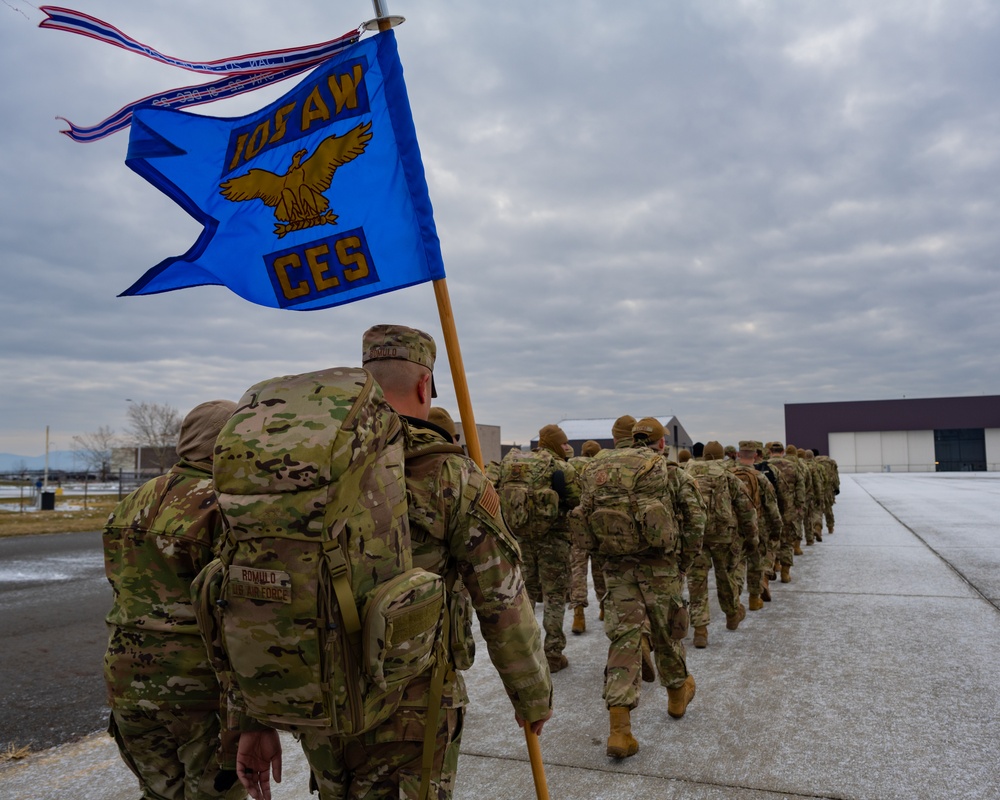 105 BDG hosts 6-mile memorial ruck