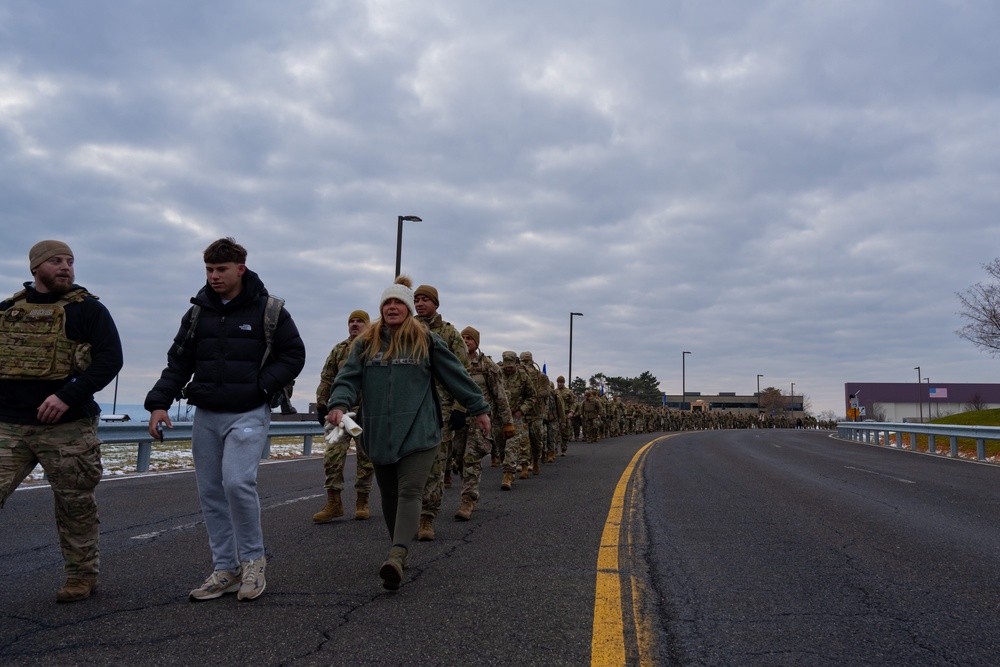 105 BDG hosts 6-mile memorial ruck