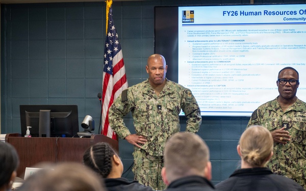 December 9, 2025 -- MyNavy Career Center visits Center for Service Support, Human Resources Center of Excellence, Naval Chaplaincy School
