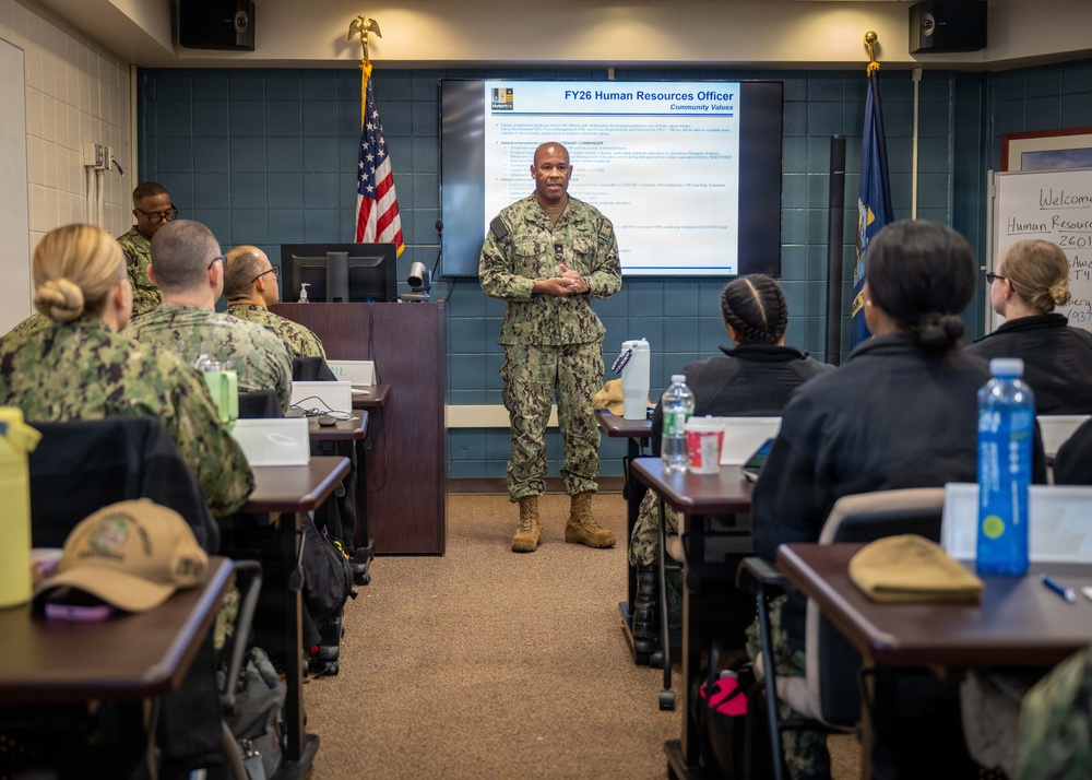 December 9, 2025 -- MyNavy Career Center visits Center for Service Support, Human Resources Center of Excellence, Naval Chaplaincy School