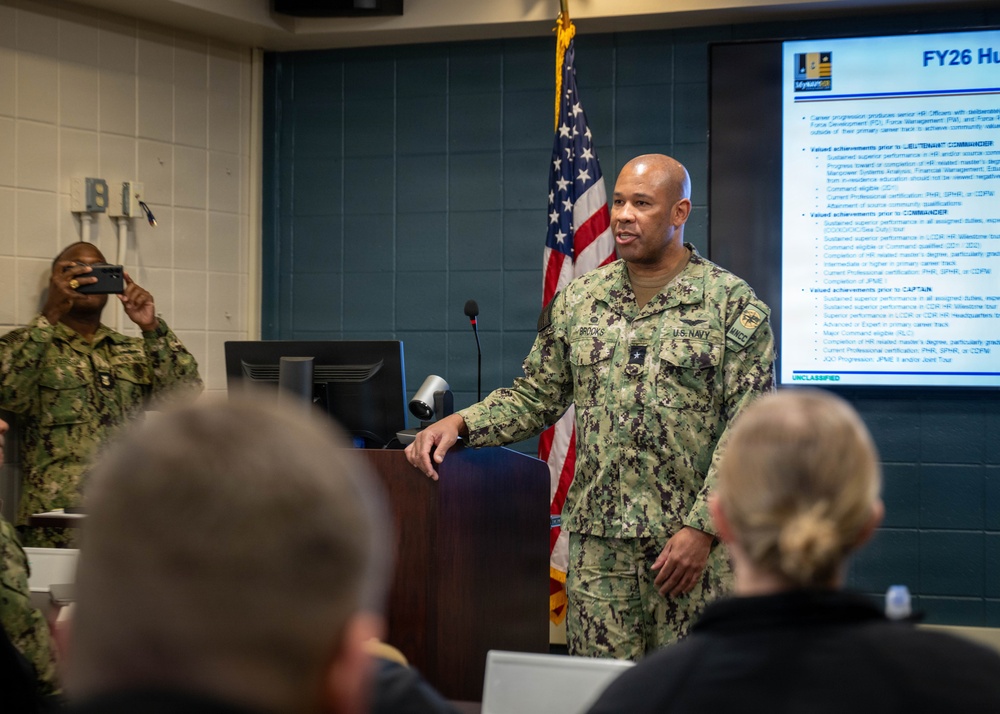 December 9, 2025 -- MyNavy Career Center visits Center for Service Support, Human Resources Center of Excellence, Naval Chaplaincy School