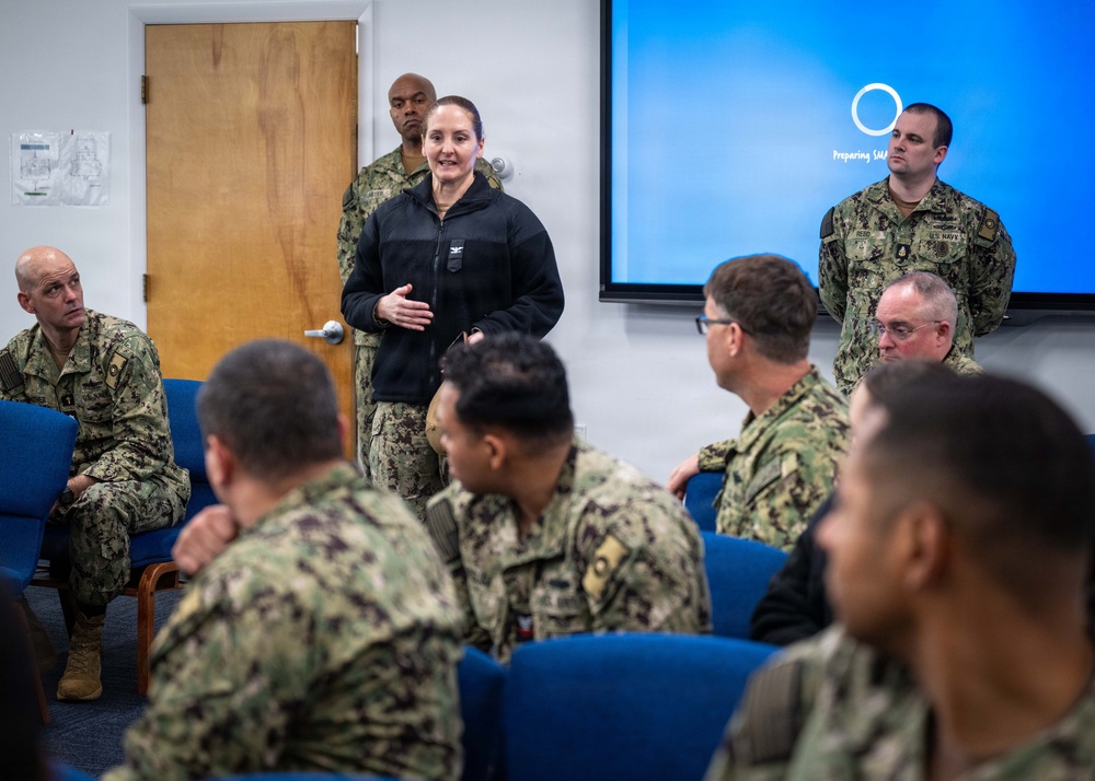 December 9, 2025 -- MyNavy Career Center visits Center for Service Support, Human Resources Center of Excellence, Naval Chaplaincy School