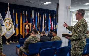 December 9, 2025 -- MyNavy Career Center visits Center for Service Support, Human Resources Center of Excellence, Naval Chaplaincy School